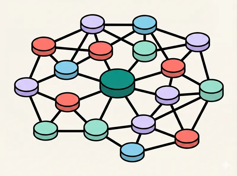 Knowledge graph illustration